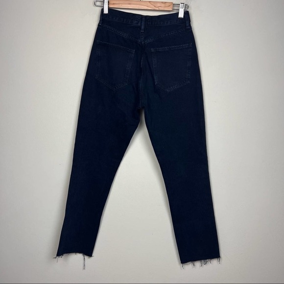 Agolde Remy High Rise Straight Jeans in Caution Wash Size 25 - Picture 7 of 14